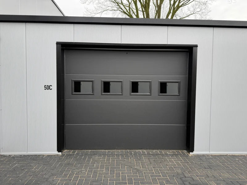 Sectionaaldeur Op Maat met Mat/Fijn afwerking - Kleur naar keuze